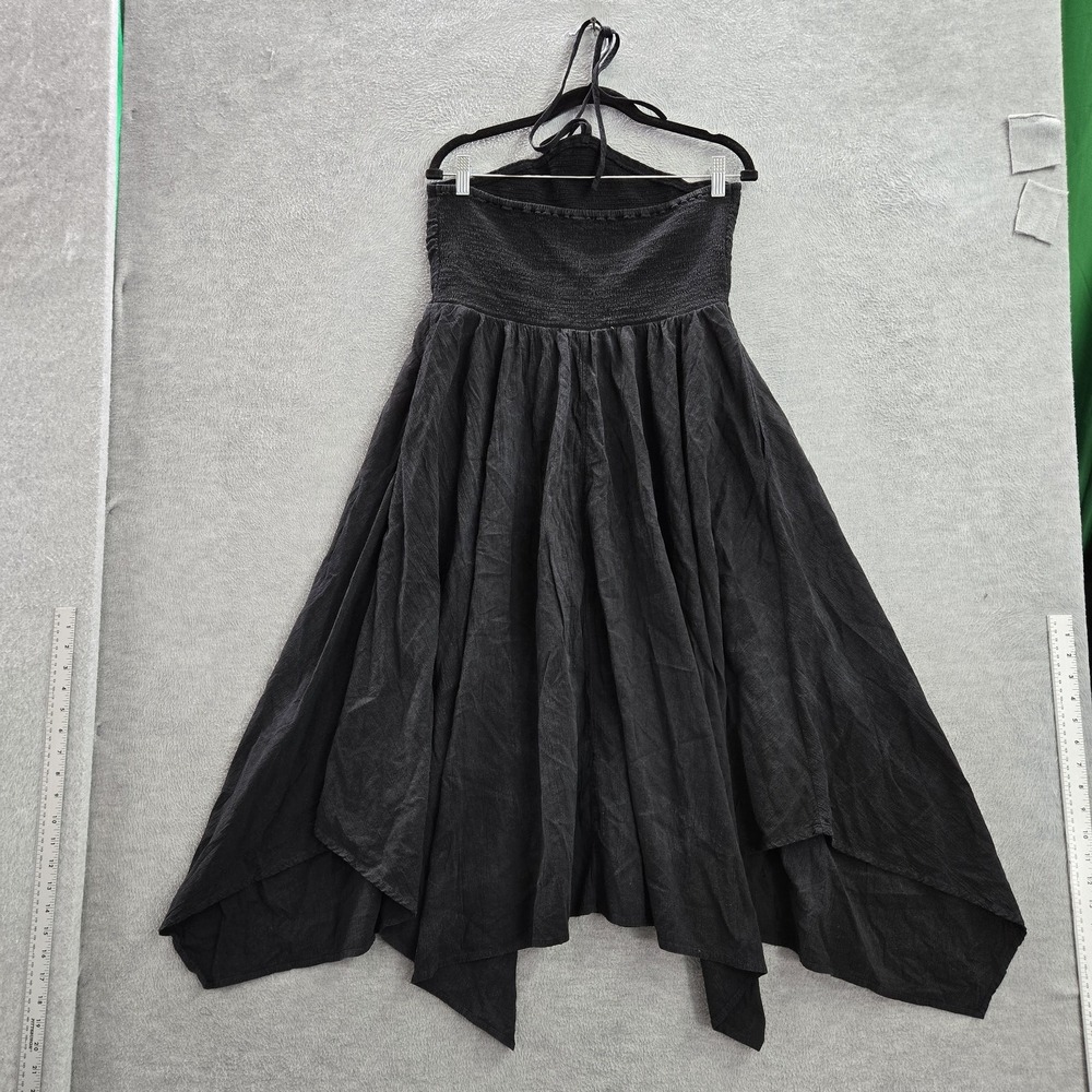 Old Navy Women Dress XL Black Fit & Flare Sleeveless - Picture 8 of 8
